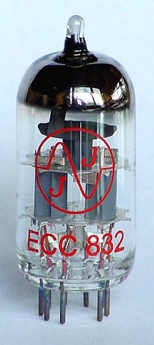 JJ Vorverstärkerröhre ECC832/12DW7